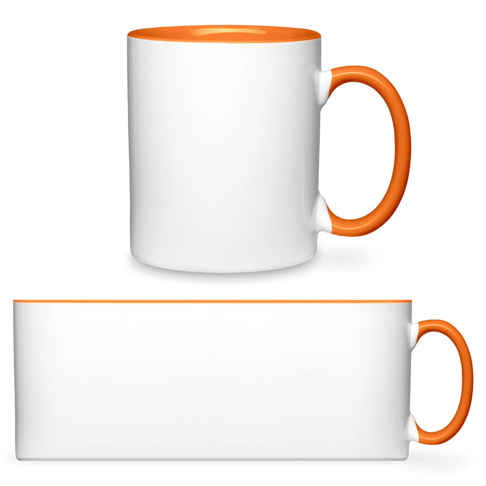 Tasse 2-farbig "Two Tones & Handle"