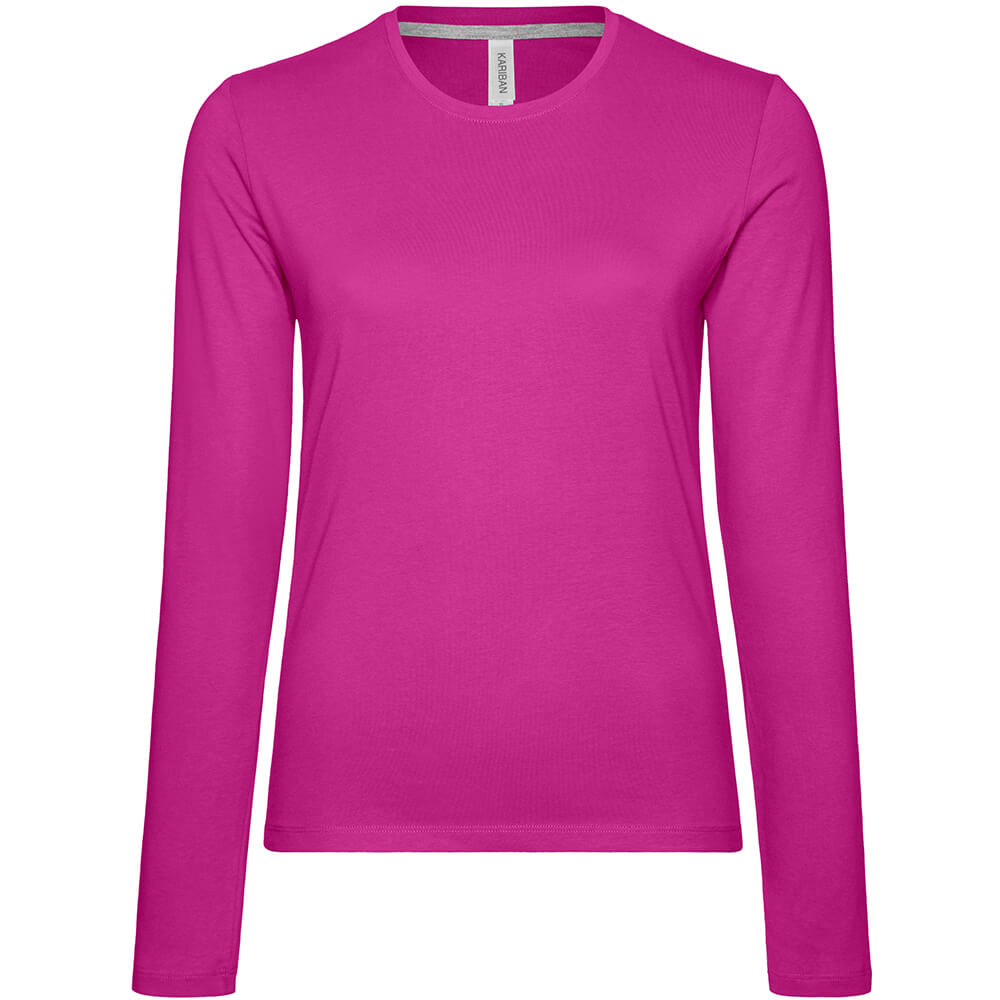 Frauen Rundhals Langarmshirt