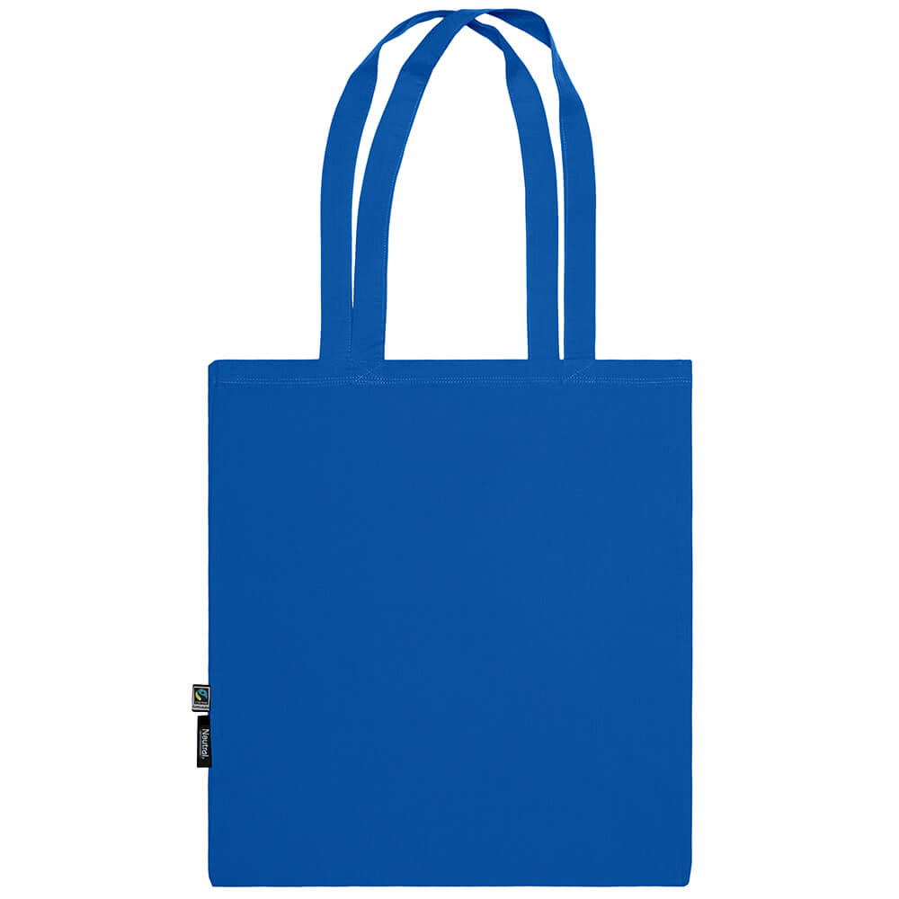 Bio Stofftasche mit langen Henkeln Fairtrade