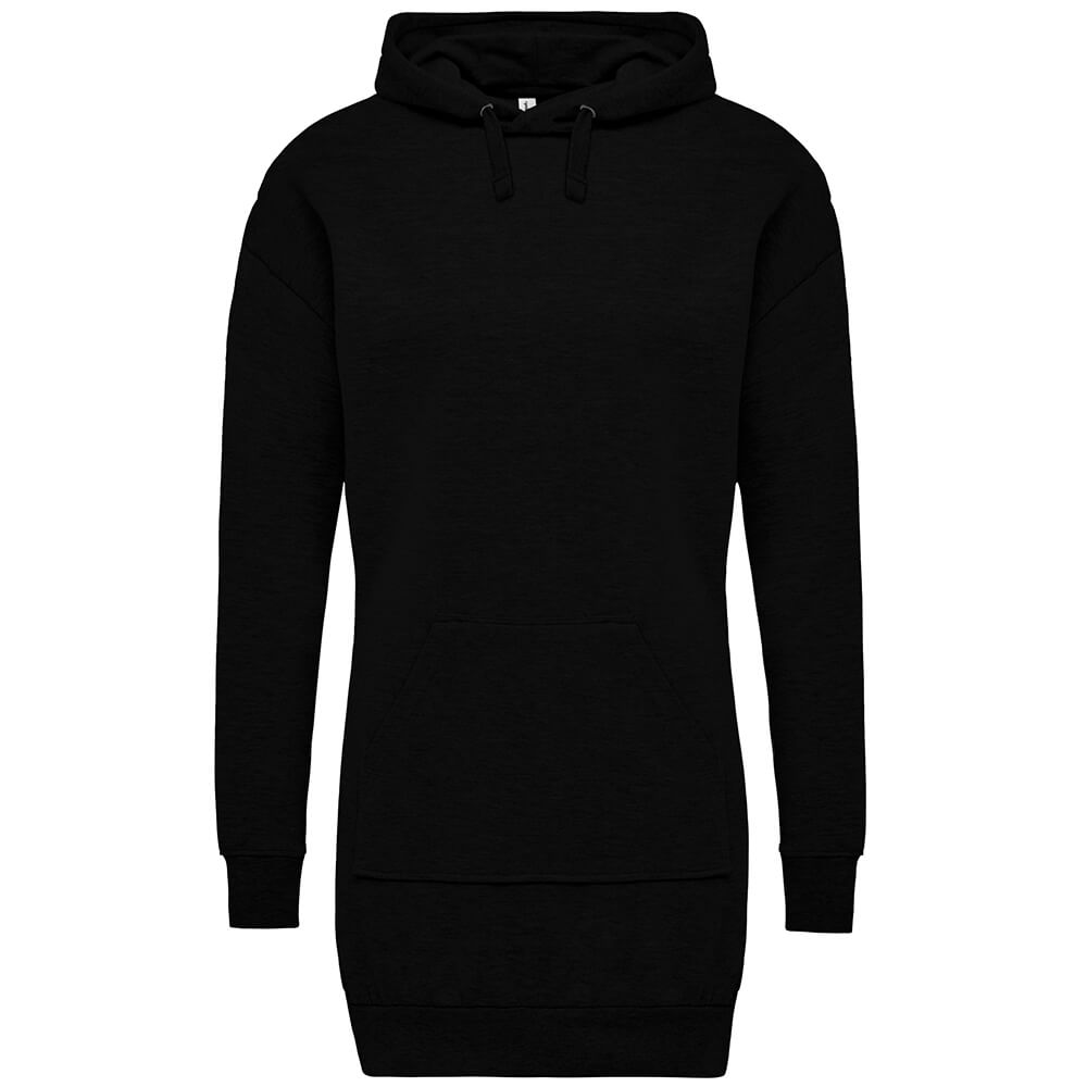 Frauen Kapuzenpullover-Kleid