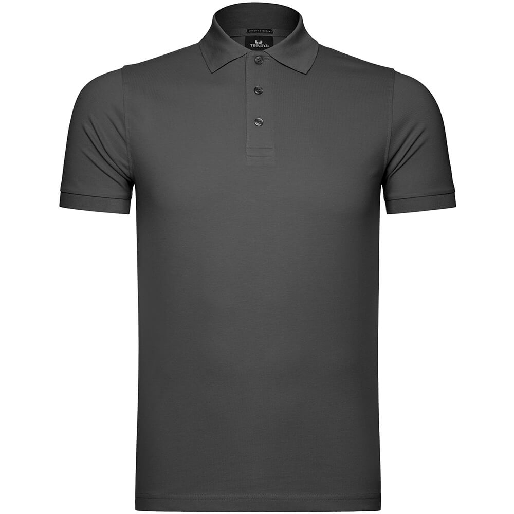 Männer Luxury Stretch Poloshirt in Übergröße